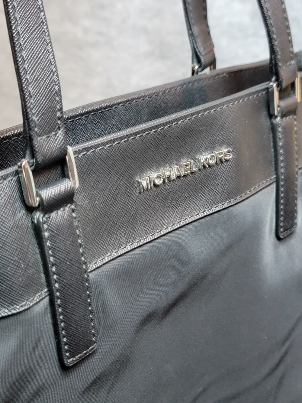 Michael Kors Morgan Large Nylon Tote Bag